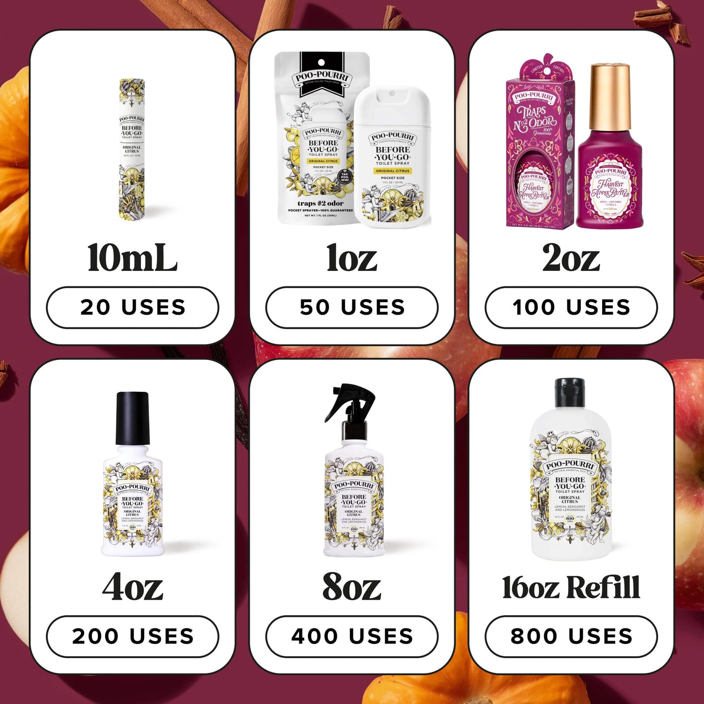 Harvest Apple Butter - Poo~Pourri Toilet Sprays