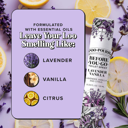 Lavender Vanilla 10ml - Poo~Pourri Toilet Spray