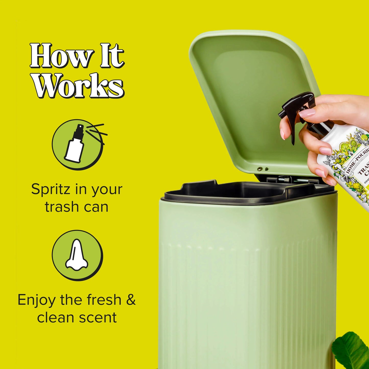 Lime Zest & Matcha - Home~Spray Air Freshener for Trash Can