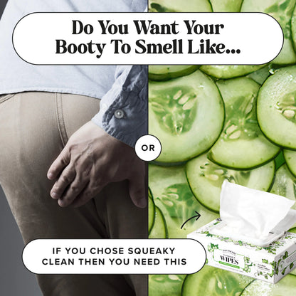 Cucumber Aloe Flushable Wipes - Poo~Pourri