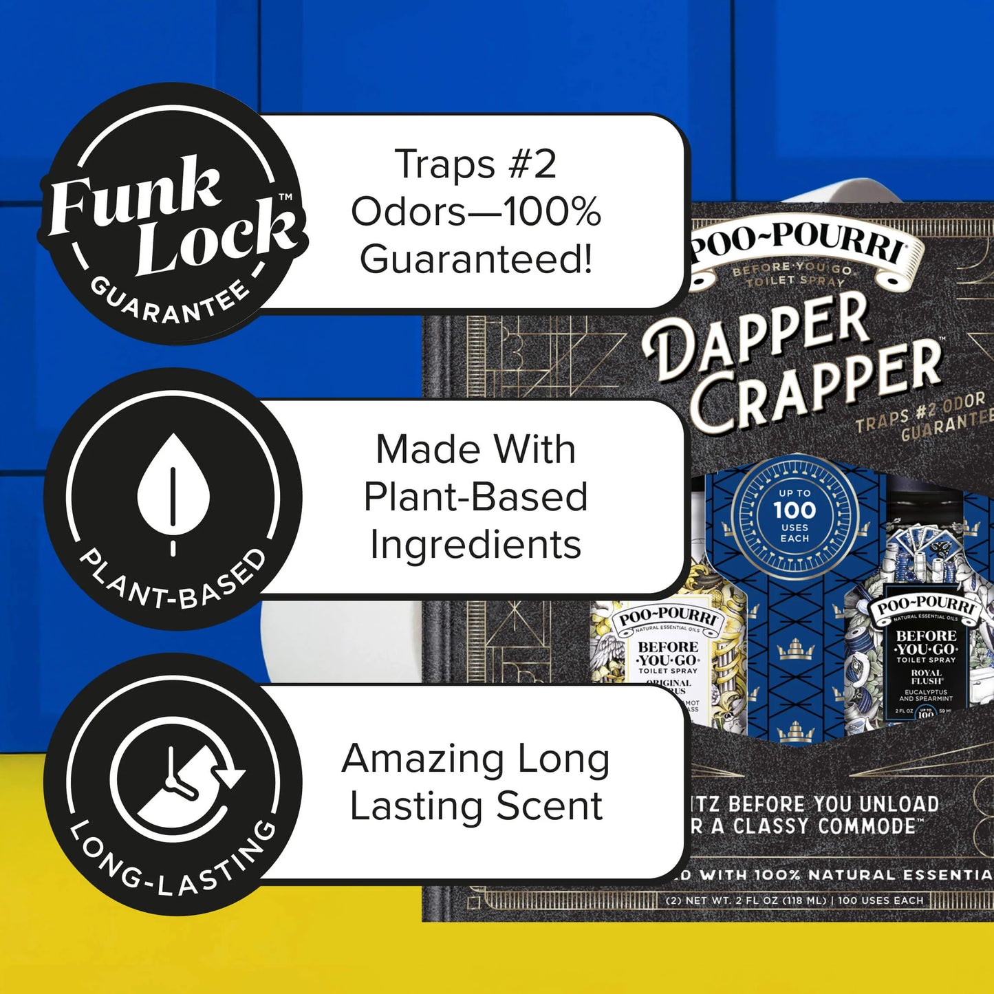 Dapper Crapper - Poo~Pourri Toilet Spray