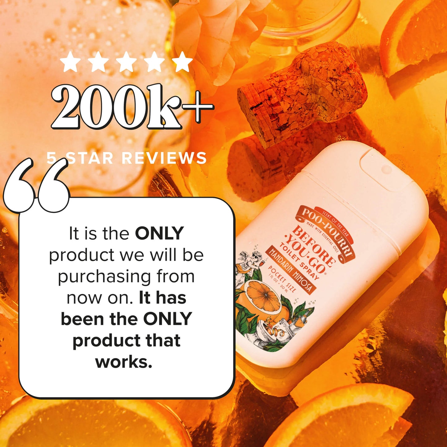 Mandarin Mimosa Pocket Sprayer - Poo~Pourri Toilet Spray