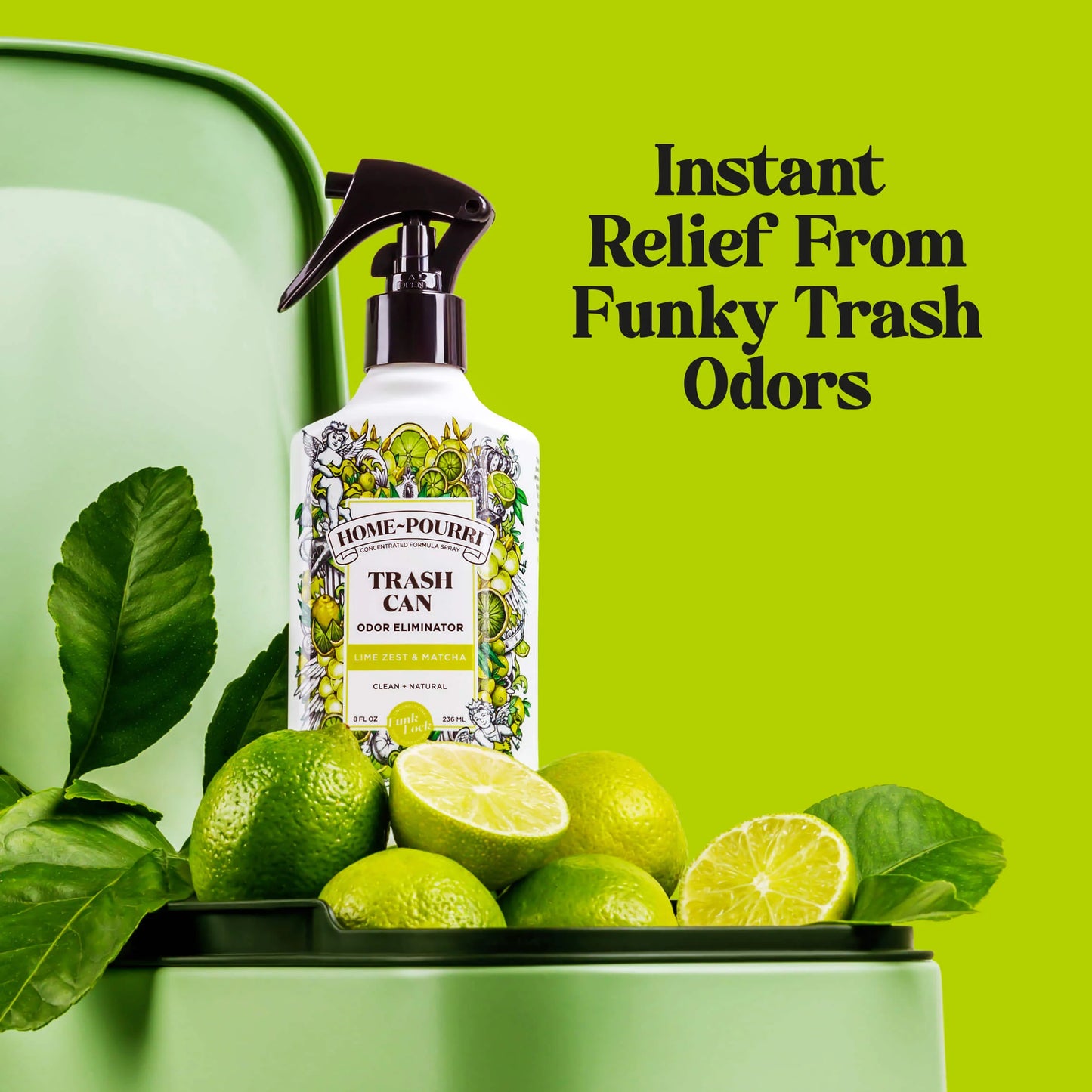 Lime Zest & Matcha - Home~Spray Air Freshener for Trash Can
