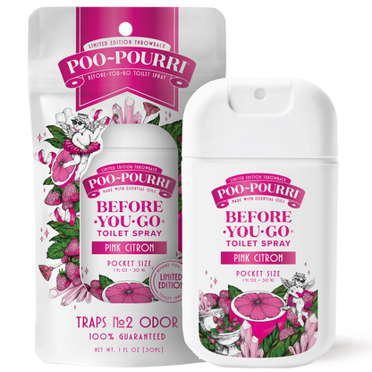 Pink Citron Pocket Sprayer - Poo~Pourri Toilet Spray