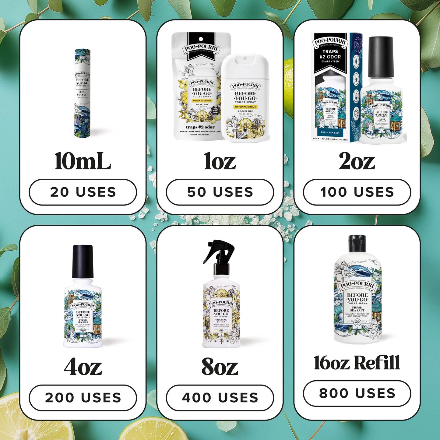 Fresh Sea Salt - Poo~Pourri Toilet Spray