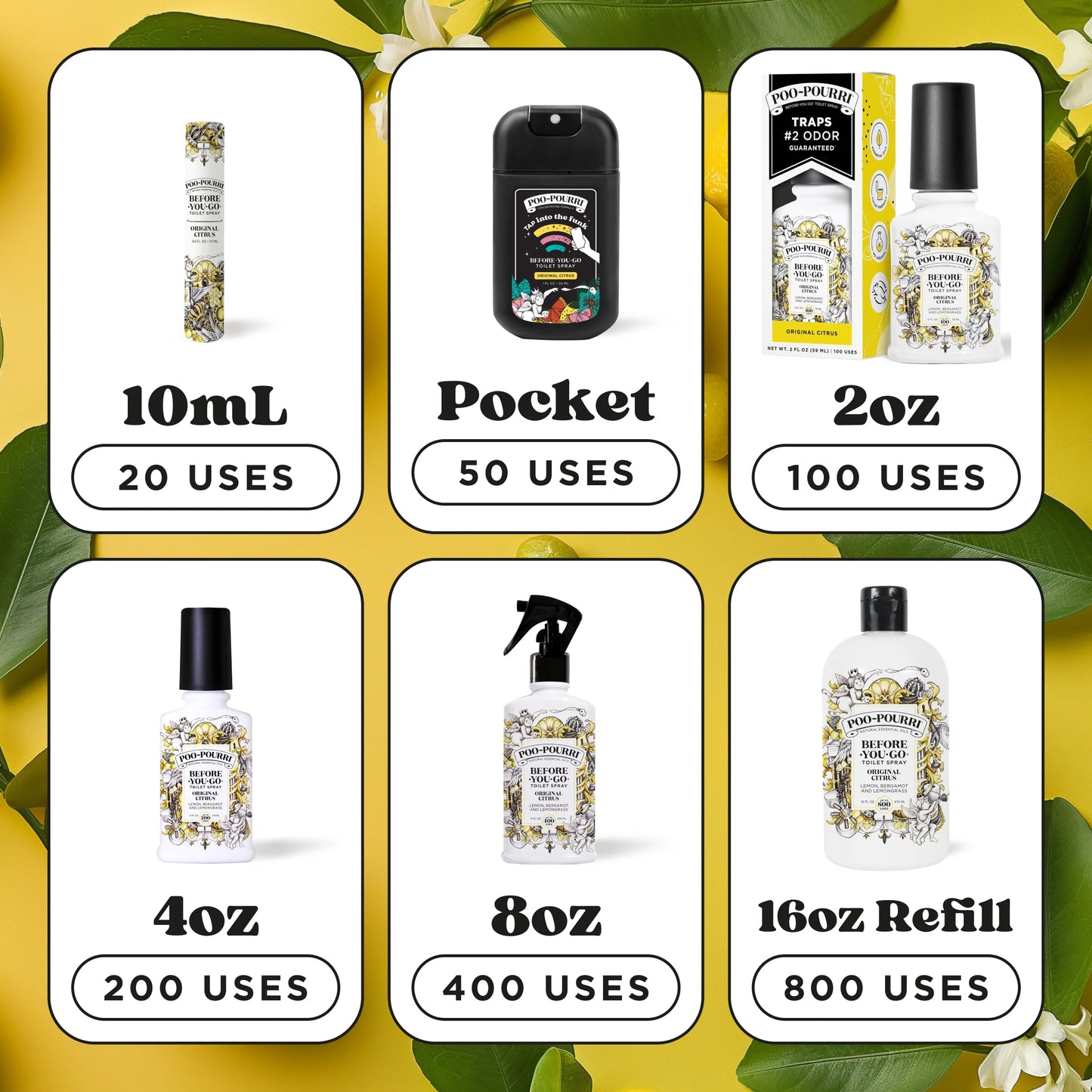 Special Edition Original Citrus Pocket Sprayer - Poo~Pourri Toilet Spray