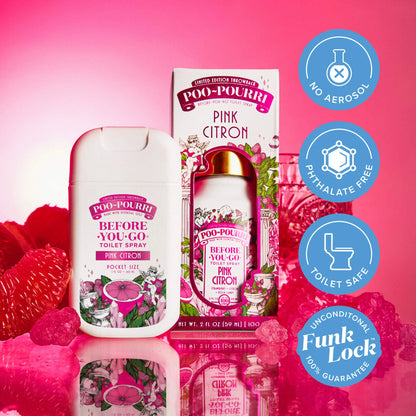 Pink Citron Pocket Sprayer - Poo~Pourri Toilet Spray
