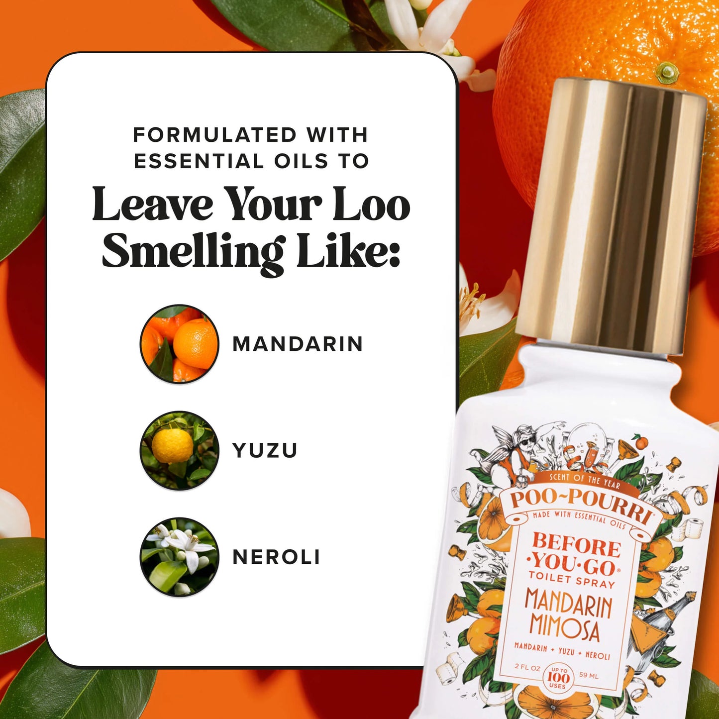 Mandarin Mimosa - Poo~Pourri Toilet Sprays