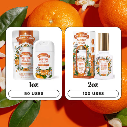 Mandarin Mimosa Pocket Sprayer - Poo~Pourri Toilet Spray