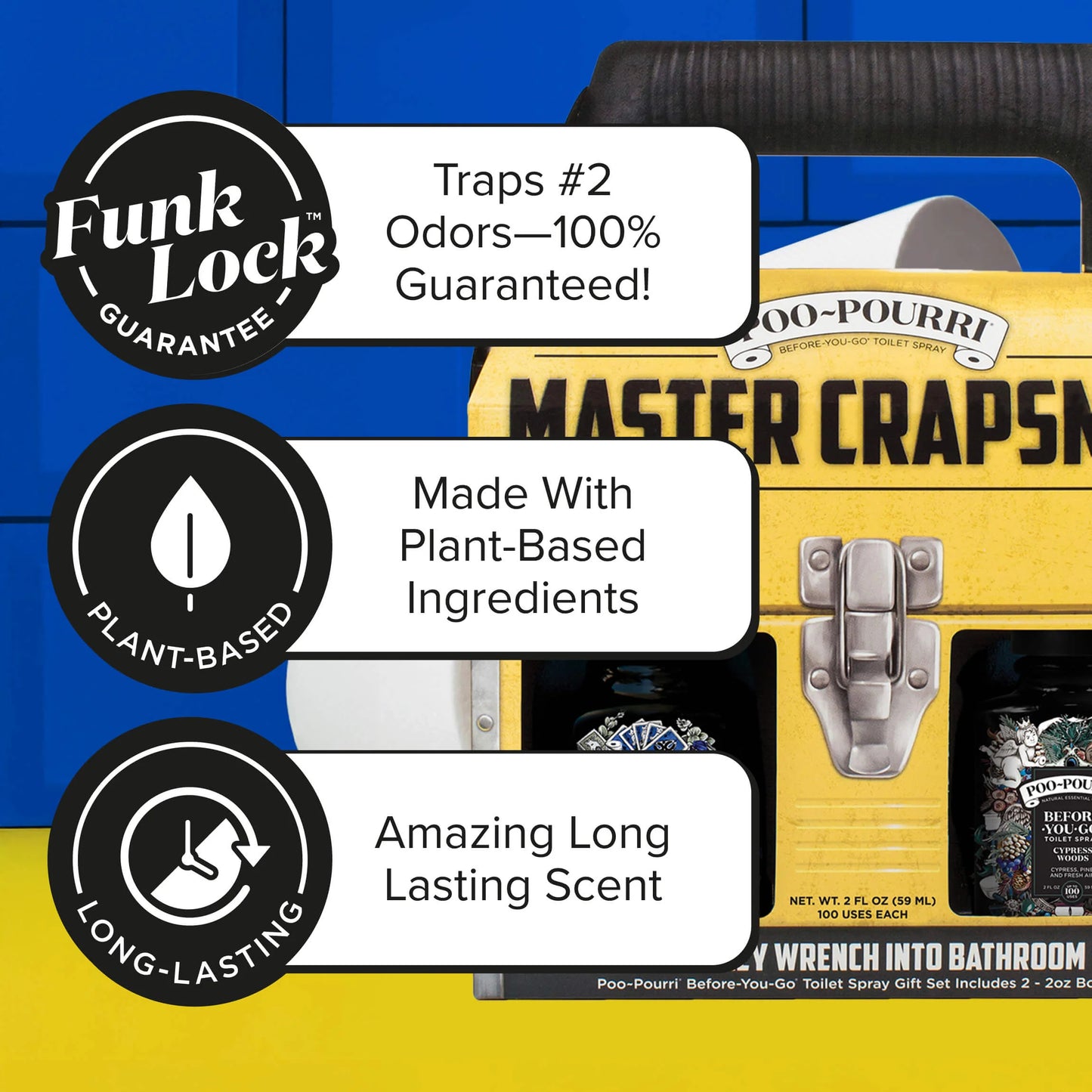 Master Crapsman Gift Set - Poo~Pourri Toilet Spray