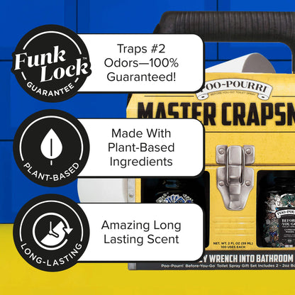 Master Crapsman Gift Set - Poo~Pourri Toilet Spray