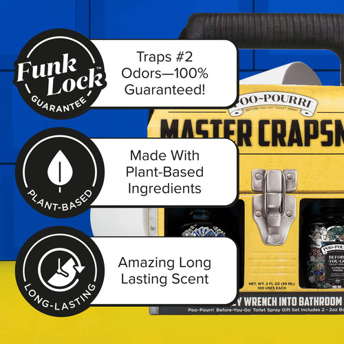 Master Crapsman Gift Set - Poo~Pourri Toilet Spray