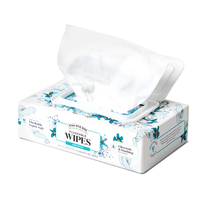 Unscented Flushable Wipes - Poo~Pourri