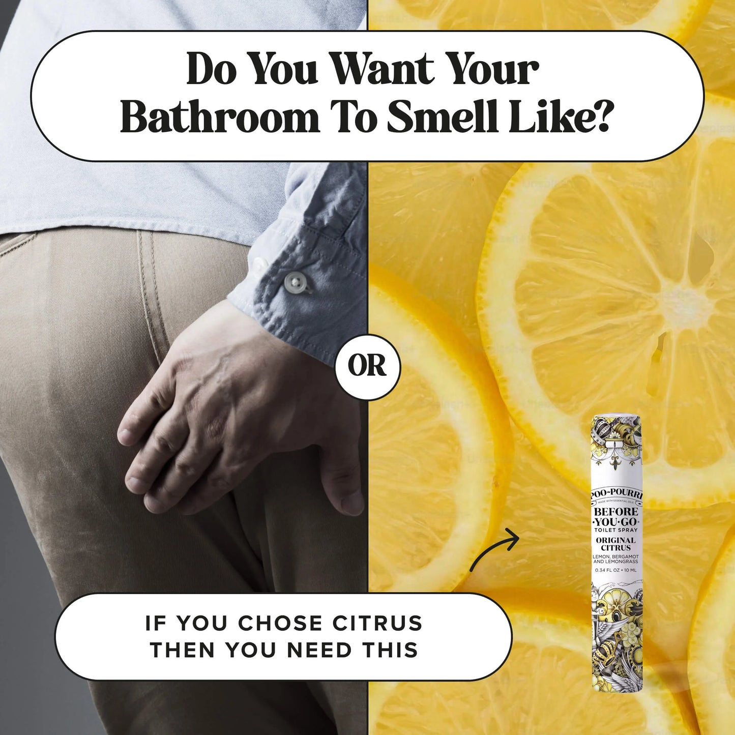 Original Citrus 10ml - Poo~Pourri Toilet Spray