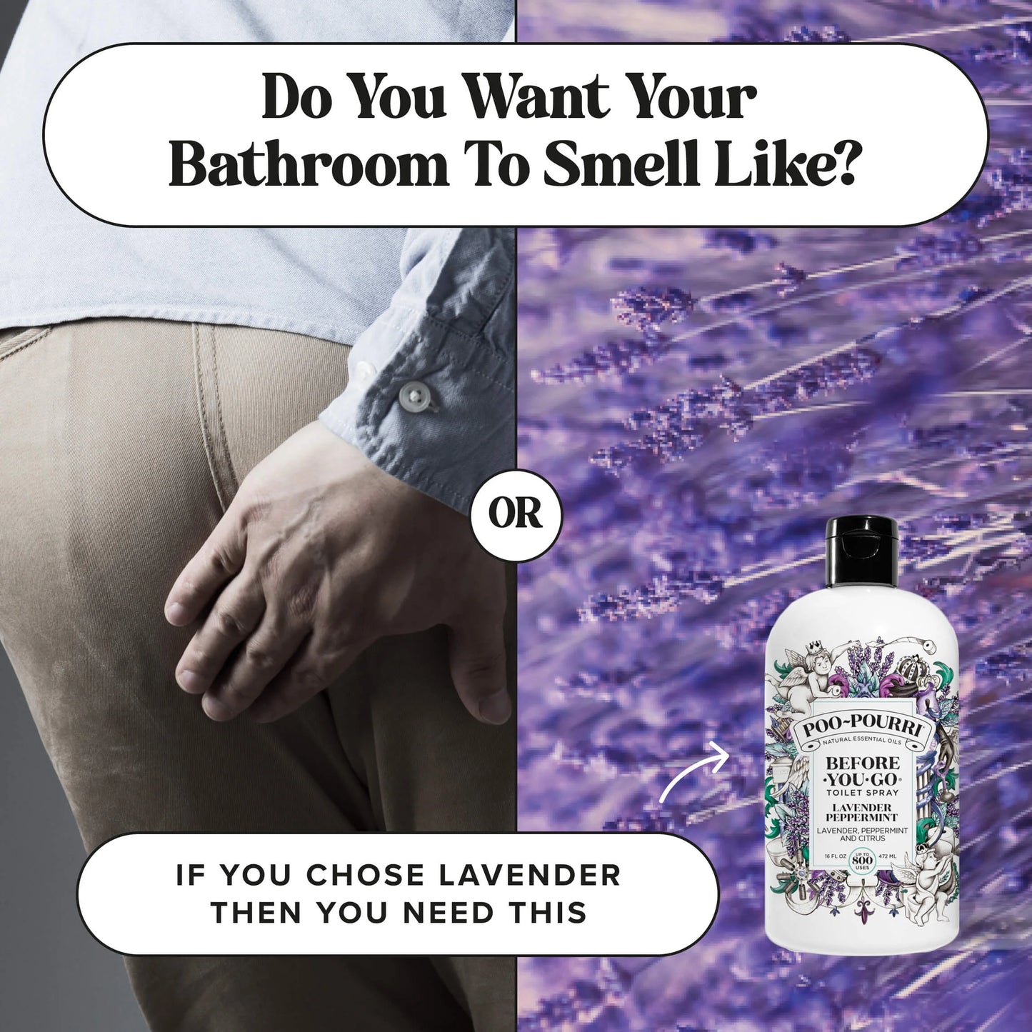 Lavender Peppermint - Poo~Pourri Toilet Spray
