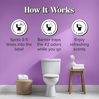Lavender Vanilla Pocket Sprayer - Poo~Pourri Toilet Spray