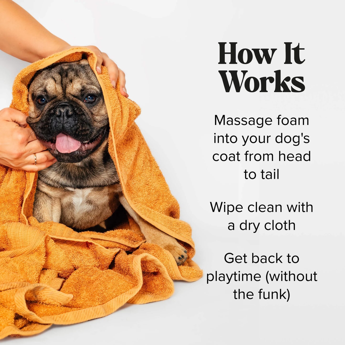 Rinse-Free Deodorizing Shampoo