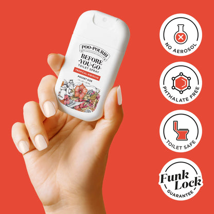 Tropical Hibiscus Pocket Sprayer - Poo~Pourri Toilet Spray
